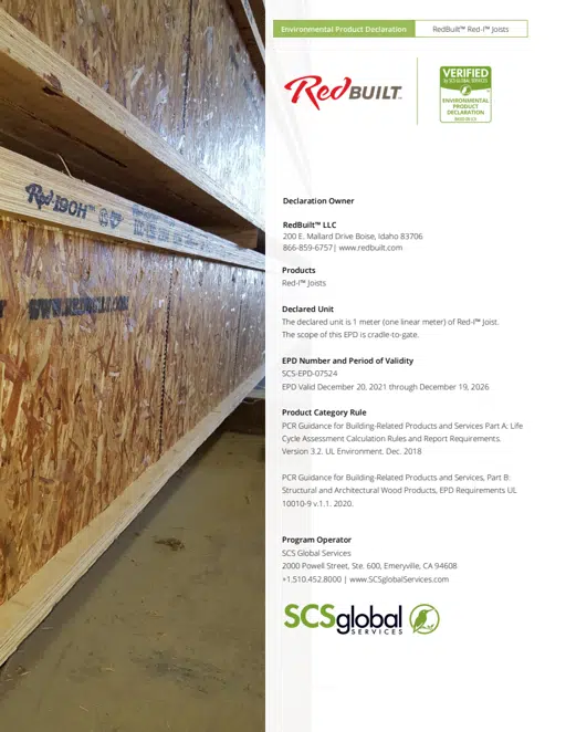 EPD_Red-I™ Joists