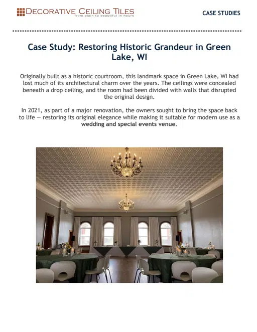 Case Study Restoring Historic Grandeur in Green Lake, WI.pdf