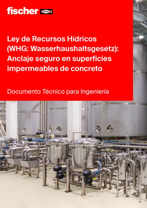 Ley de Recursos Hídricos: Anclaje seguro en superficies impermeables de concreto