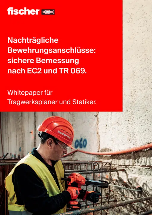 Nachträgliche Bewehrungsanschlüsse: sichere Bemessung nach EC2 und TR 069