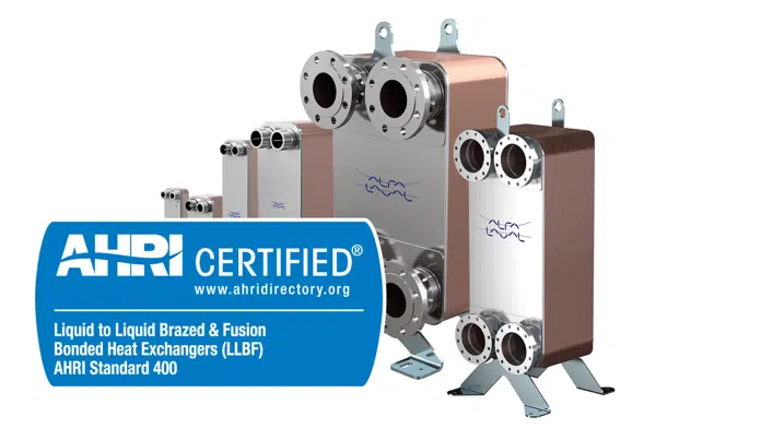 Alfa Laval CBAQ AHRI certified® Brazed plate heat exchangers