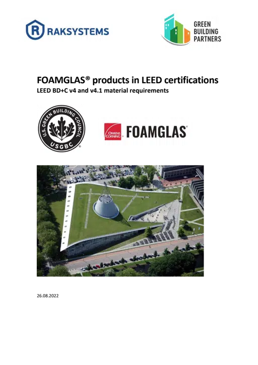 LEED requirements and FOAMGLAS products _ Summary.pdf