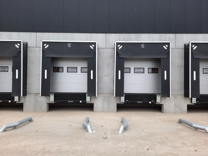 Objetos BIM - ¡Descarga gratis! Industrial doors - Sectional overhead ...