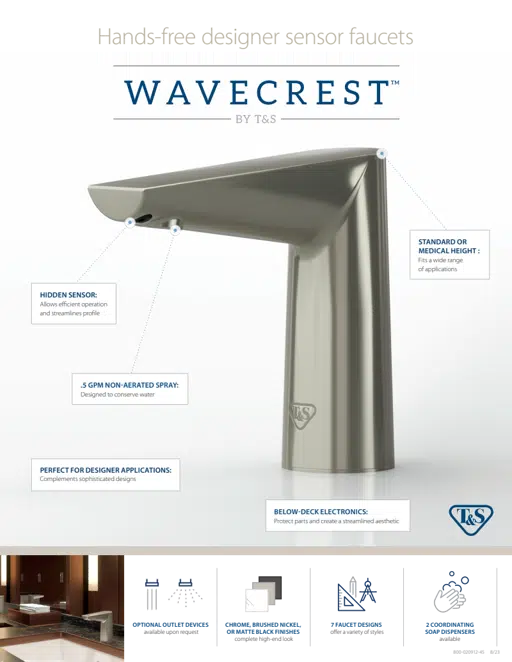 T&S Brass WaveCrest Quick Reference Flyer