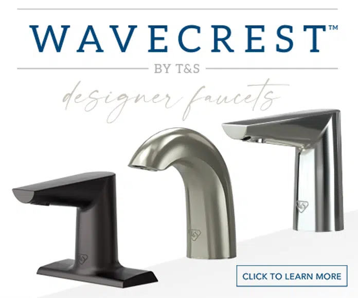 T&S Brass WaveCrest Touchless Faucets