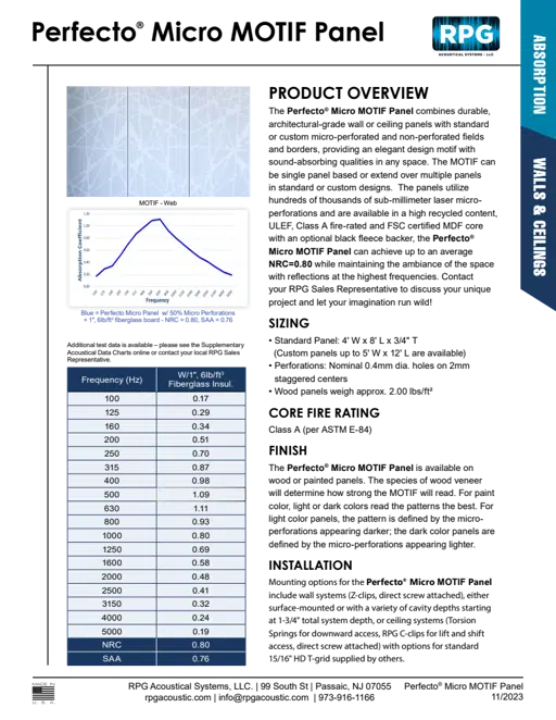 Perfecto Micro MOTIF Panel Data Sheet.pdf