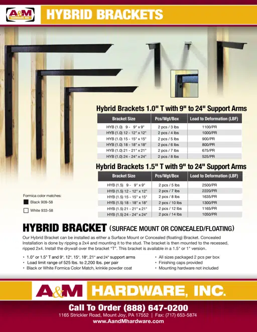 Hybrid Cutsheet