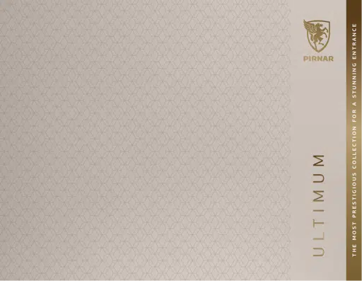 PIRNAR ULTIMUM Catalogue