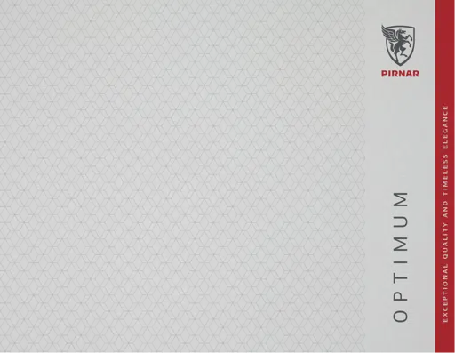 PIRNAR OPTIMUM Catalogue