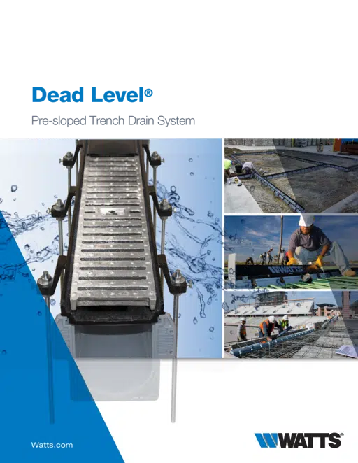 Brochure - Dead Level Pre-sloped Trench Drain System.PDF