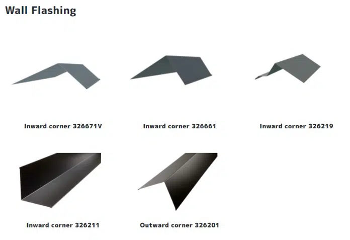 Plannja - Flashings / Wall Flashing