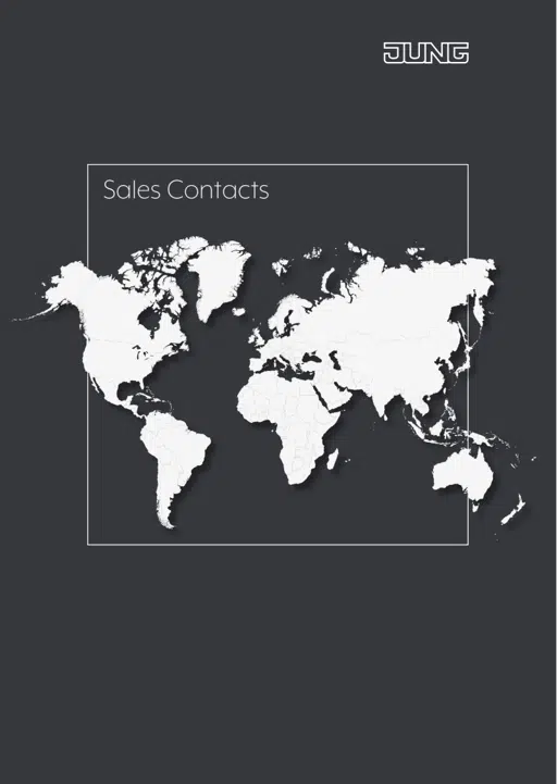 JUNG Sales Contacts