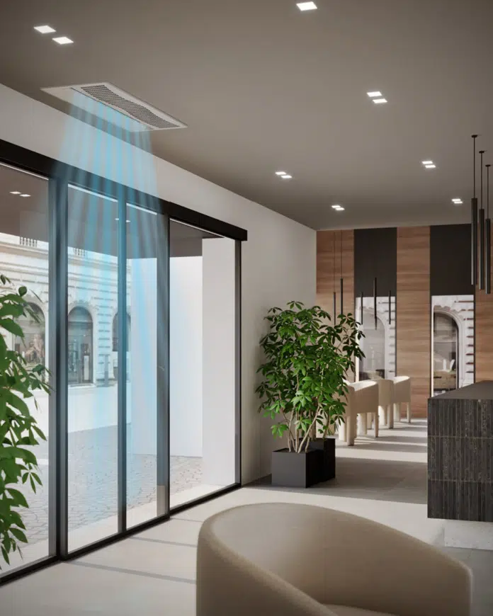 Apply Air -  Air curtains for air conditioning control