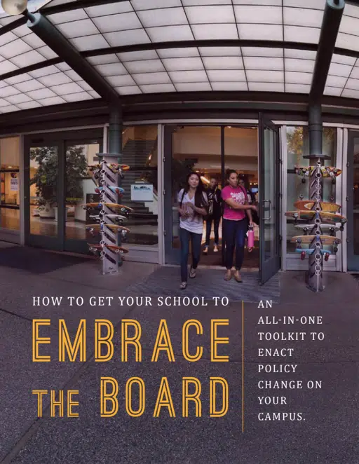 Skatboard Policy Change ToolKit