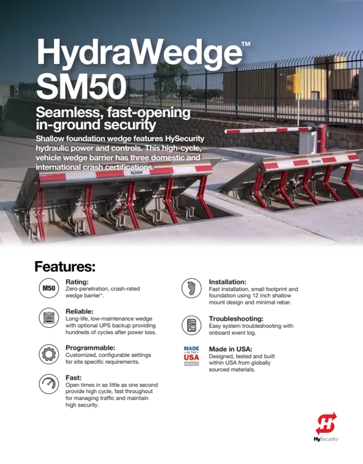 HySecurity - HydraWedge SM50