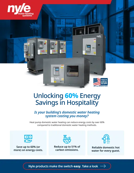 Sell Sheet: Heat Pumps for Hospitality