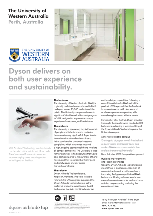 Dyson Airblade Tap_ University of WA Case Study.pdf