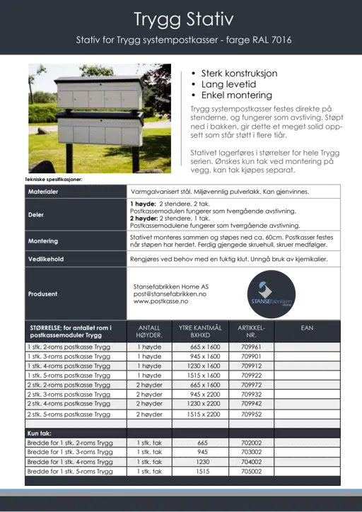 FDV stativ RAL 7016 for Trygg V3 systempostkasser.pdf