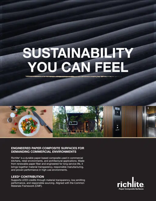 Richlite Sustainability One Sheet