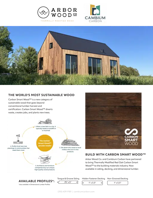 Carbon Smart Wood