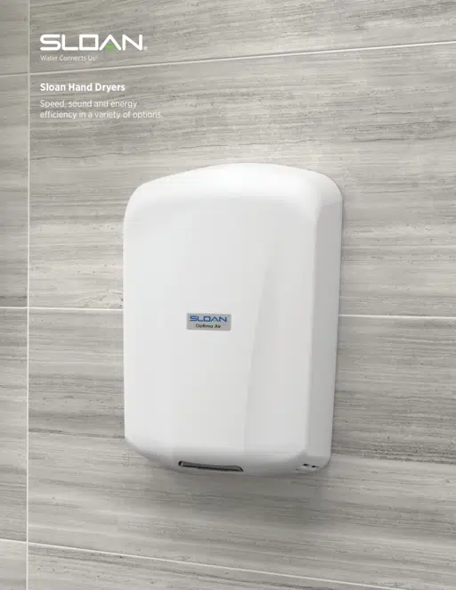 Sloan Hand Dryer Brochure