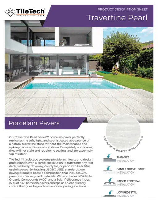 Tile Tech_Porcelain Pavers Travertine Pearl.pdf