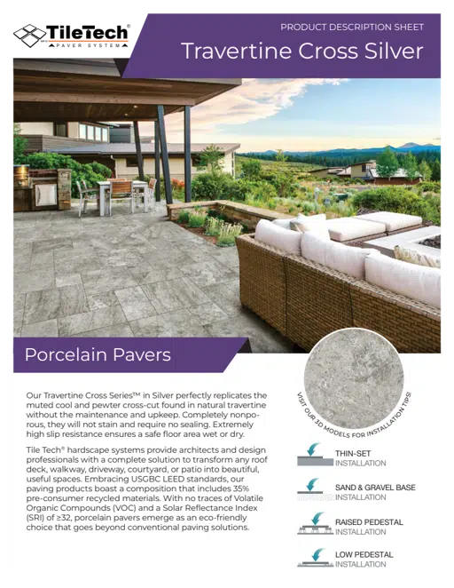Tile Tech_Porcelain Pavers Travertine Cross Silver.pdf
