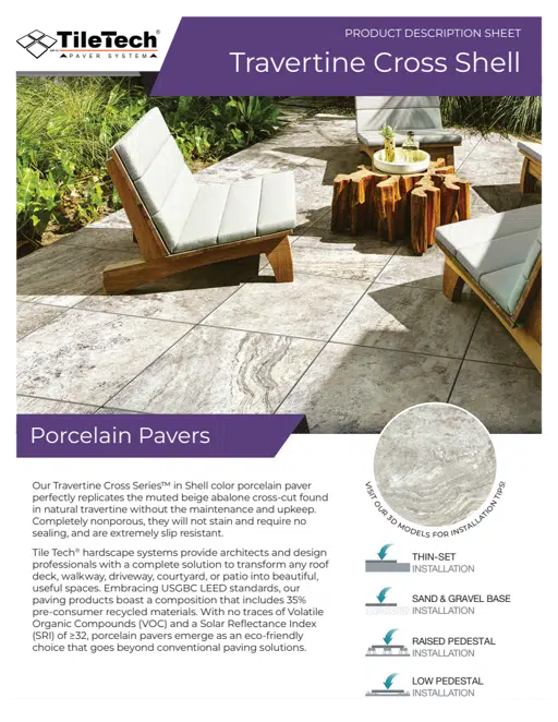 Tile Tech_Porcelain Pavers Travertine Cross Shell.pdf
