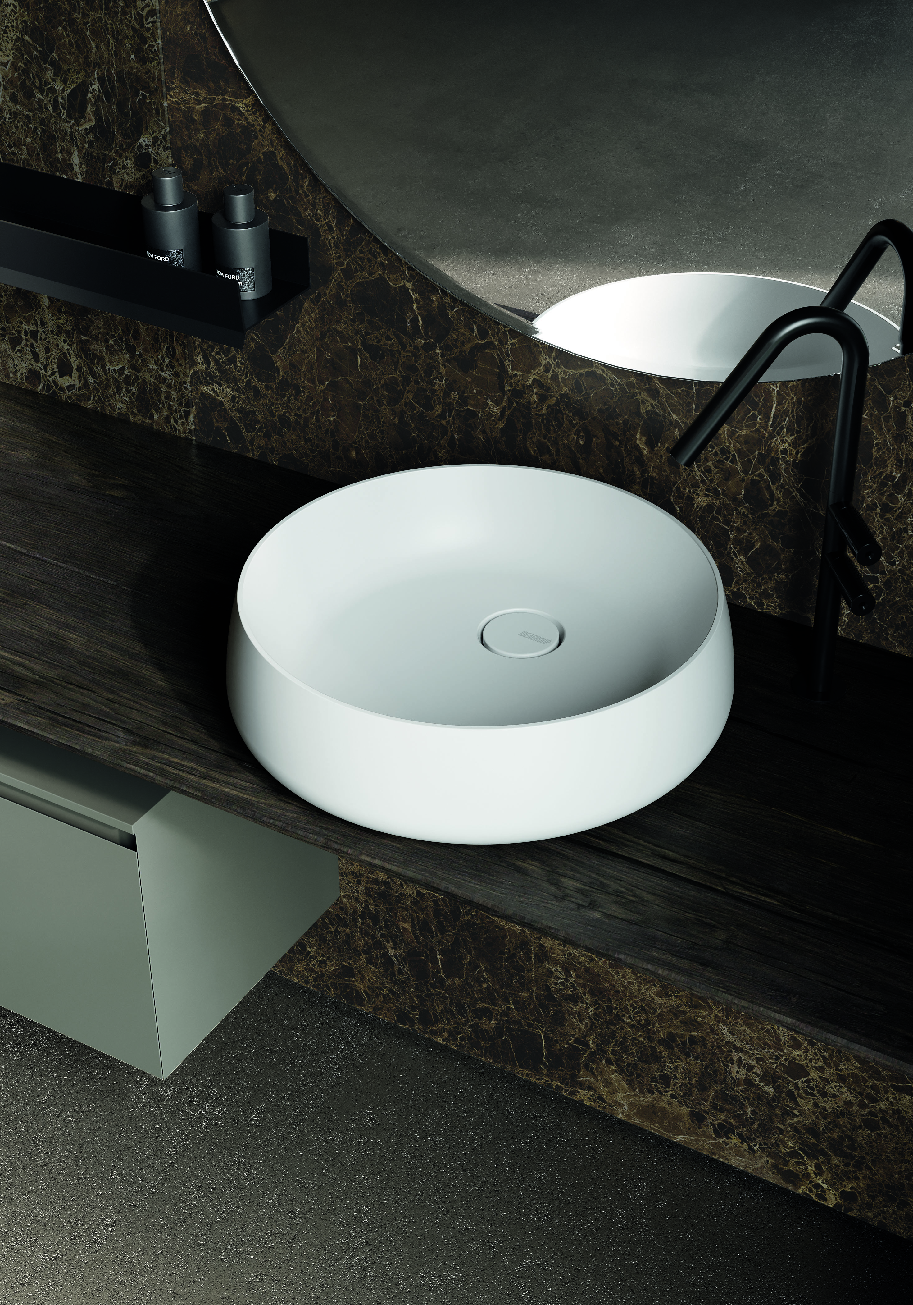 BIM Objects - Free Download! Washbasin - Inset Washbasin | BIMobject