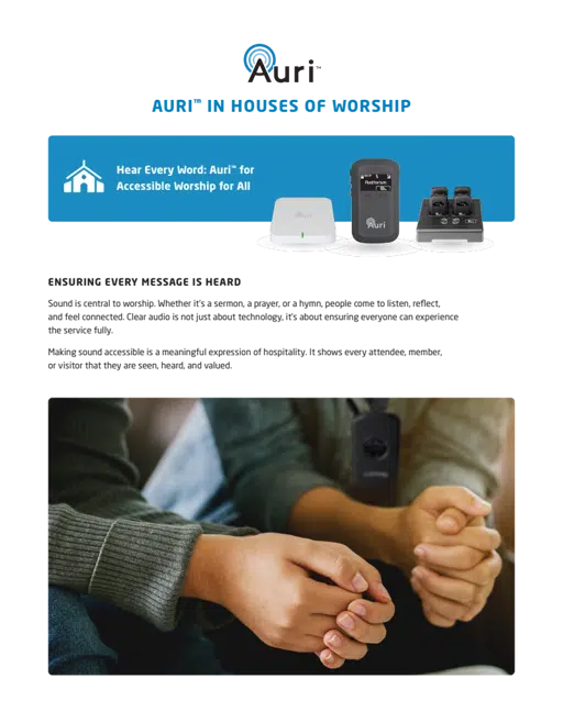 Auri for Houses of Worship