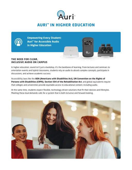 Auri for Higher Education