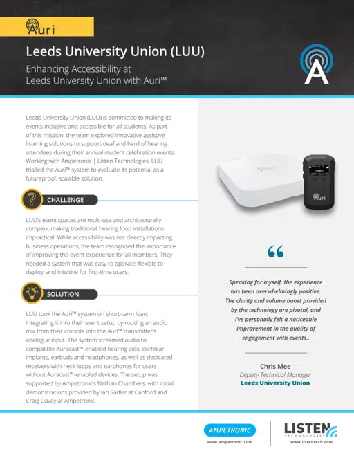 Leeds University Case Study