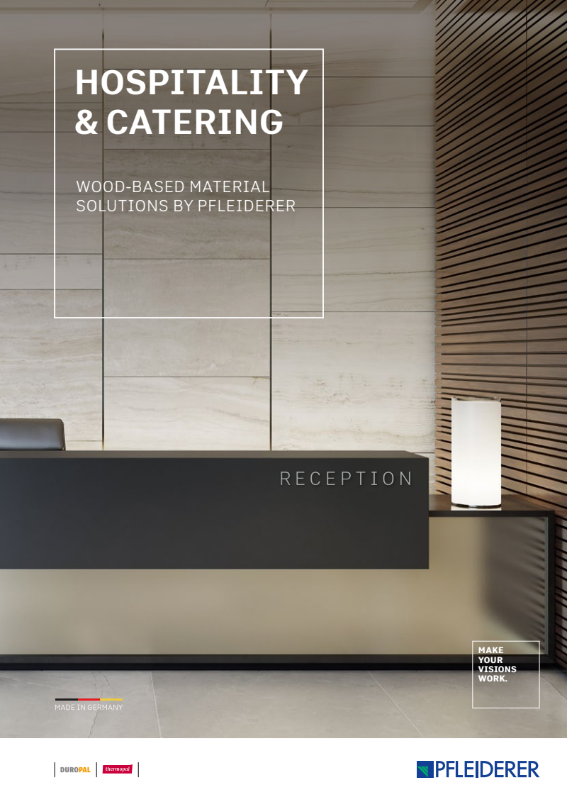 Hospitality & Catering - Wood-based material solutions | Pfleiderer