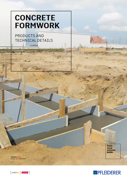 Concrete formwork - Wood-based material solutions | Pfleiderer