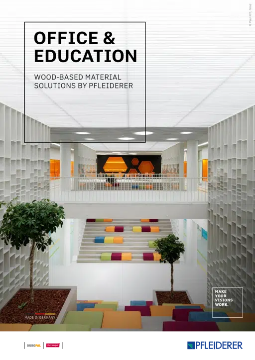 Office & Education - Wood-based material solutions | Pfleiderer
