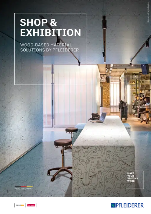 Shop & Exhibition - Wood-based material solutions | Pfleiderer