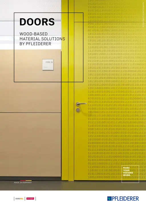 Doors - Wood-based material solutions | Pfleiderer