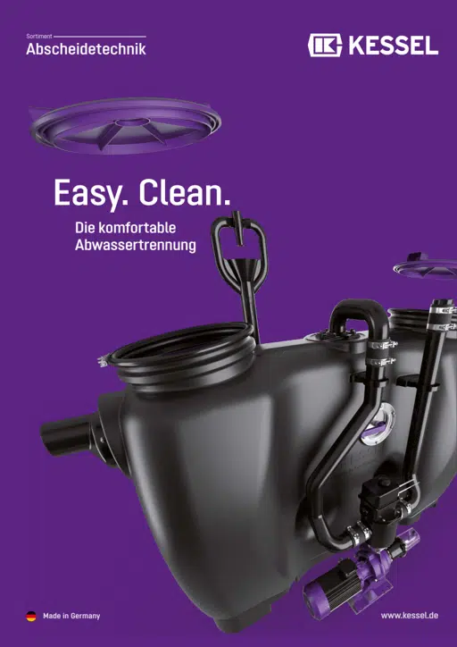 Easy. Clean - Die komfortable Abwassertrennung