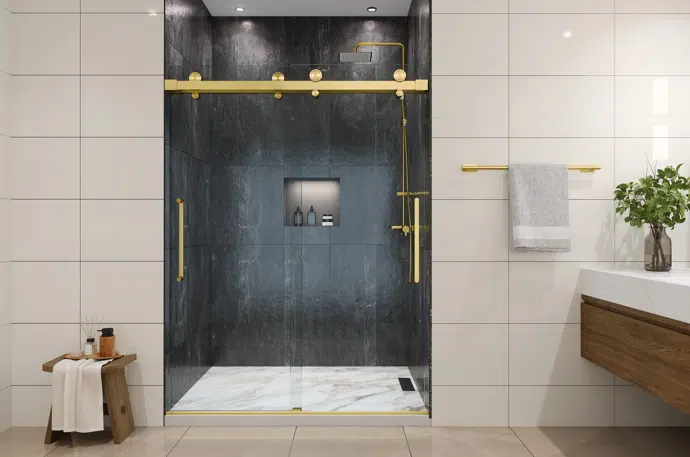 Dual Sliding Shower Door Systems