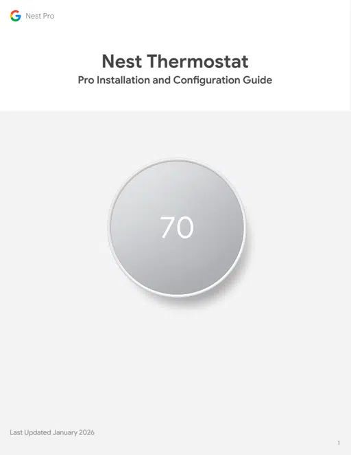 Nest Thermostat Pro Installation Guide