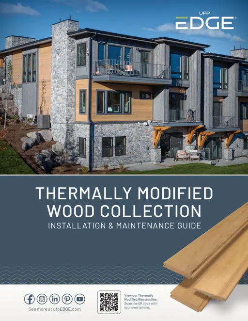 Thermally Modified Wood Installation & Maintenance Guide